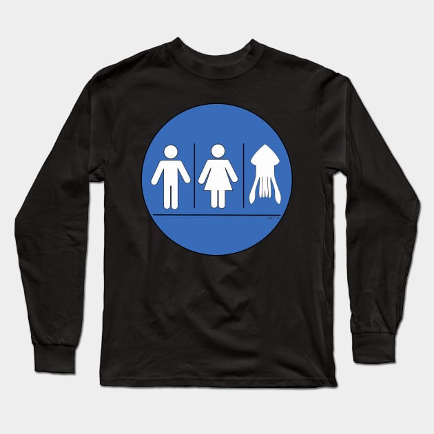 All Species Restroom Long Sleeve T-Shirt by StacyLGage